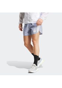 Herren Laufshorts "OTR E AOP SHO M", blau, sportlich, Gr. S, adidas Performance, Obermaterial: 100% Polyester, Hosen