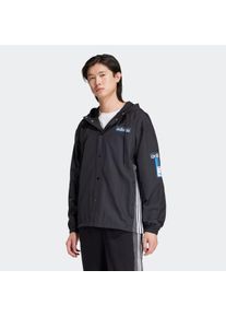 Herren Windbreaker "ADIBREAK WB", schwarz, sportlich, Gr. M, adidas originals, Obermaterial: 100% Polyester, Jacken