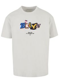 Herren T-Shirt "Upscale by Mister Tee Herren BRKLYN Oversize Tee", grau, casual, Gr. XS, UPSCALE BY MISTER TEE, unifarben, 100% Baumwolle, Shirts