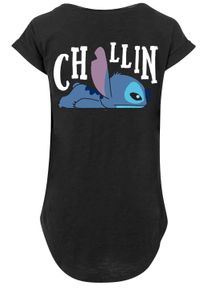 F4NT4STIC Damen T-Shirt "PLUS SIZE Disney Lilo And Stitch Stitch Backside", schwarz, casual, Gr. 4XL, Obermaterial: 100% Baumwolle, Shirts, Print