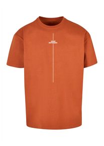 Merchcode Herren T-Shirt "Merchcode Herren Think Different Heavy Oversized Tee", braun, casual, Gr. M, bedruckt, 100% Baumwolle, Shirts