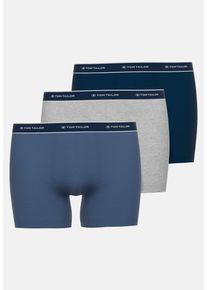 Tom Tailor Herren Boxershorts "Buffer", Gr. S, blau, Single Jersey, Obermaterial: 95% Baumwolle, 5% Elasthan, Unterhosen, mit perfekter Passform für