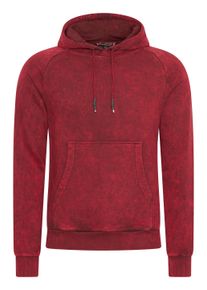 Rusty Neal Herren Kapuzensweatshirt, rot, casual, Gr. XXXL, unifarben, 100% Baumwolle, Sweatshirts, in verwaschenem Design