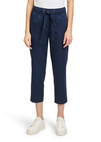 BETTY & CO BETTY & CO Damen Stoffhose "Betty & Co Casual-Hose mit elastischem Bund", blau, modisch, Gr. 36, Obermaterial: 61% Baumwolle, 34% Polyester, 5%