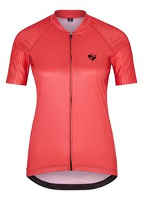 Ziener Damen Radtrikot "NESTELA", rot, Gr. 44, Obermaterial: 1. 100% Polyester; 2. 86% Polyester, 14% Elasthan, Trikots
