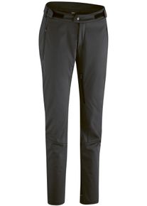 Gonso Damen Fahrradhose "SKARN LIGHT W", schwarz, Gr. 36, 100% Polyester, Hosen, lange Damen Radhose, Softshell-Hose mit Ventilation am Innenbein