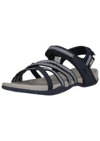 CRUZ Damen Sandale "Aarhus", Gr. 42, blau, Polyurethane, casual, Schuhe, mit praktischem Klettverschluss