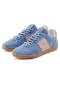 ELBSAND Damen Sneaker "Freizeitschuh, Schnürschuh", Gr. 46, blau, Obermaterial: 100% Rindsleder. Futter: 100% Textilmaterial. Decksohle: 100%
