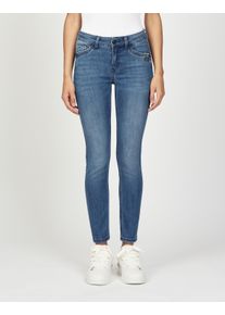 Gang Damen Skinny-fit-Jeans "Gang Jeans Super Skinny 94LAYLA", blau, Gr. 31, 71, 5% Baumwolle, 20% Recycelte Baumwolle, 7% Polyester, 1, 5% Elasthan,