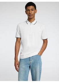 Selected Homme Herren Poloshirt "SLHFAVE SPORT ZIP SS POLO NOOS", rot, modisch, Gr. XXL, unifarben, Jersey, Obermaterial: 60% Baumwolle, 40%