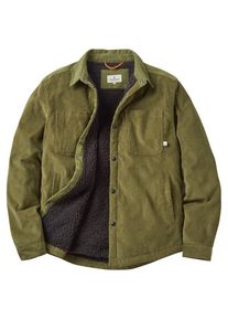 Passenger Kodiak 20 Sherpa Lined Cord Overshirt Hemd Herren (Gr S |oliv)