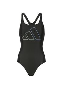 Adidas Big Bars Schwimmanzug Damen - schwarz - Gr. 36 - Nylon/Elastan