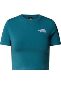 The North Face Essential Croptop Damen - türkis - Gr. M