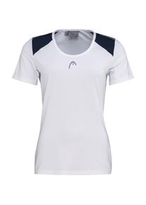 Head Club 22 Tennisshirt Damen - weiß - Gr. L - Polyester/Elastan