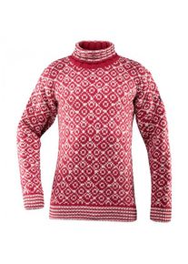 DEVOLD Svalbard Sweat Highneck Wollpullover (Gr XL |rosa)