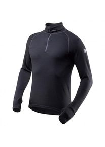 DEVOLD Expedition Zip Neck Merinounterwäsche Herren (Gr L |schwarz)