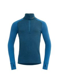 DEVOLD Expedition Merino Silk Zip Merinounterwäsche Herren (Gr L |blau)