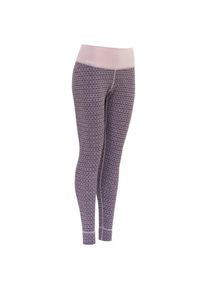 DEVOLD Kvitegga Long Johns Yogahose Damen Yoga (Gr S |lila/grau)