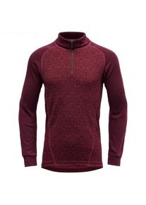 Merinounterw&auml;sche DEVOLD Junior Duo Active Merino Zip Neck Kinder (Gr 10 Years |rot)