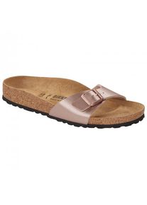 Sandalen Birkenstock Madrid BF Metallic Damen (Gr 35 - Narrow |braun/beige)