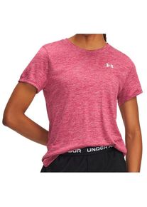 Under Armour Tech SSC Twist Funktionsshirt Damen Workout (Gr L |rosa)