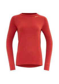 DEVOLD Expedition Woman Shirt Merinounterwäsche Damen Schneeschuhwandern (Gr L |rot)