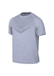 Nike Stride Dri-Fit ADV Short-Sleeve Running Top Laufshirt Men (Gr&ouml;&szlig;e L |lila/grau)