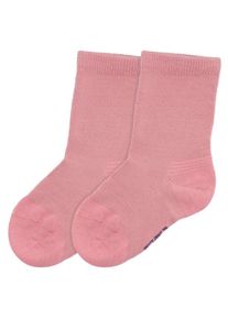 DEVOLD Baby Sock 2-Pack Multifunktionssocken Kinder Alltag (Gr 16-18 |rosa)