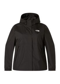 The North Face Plus Antora Jacket Regenjacke Women (Gr 1X |schwarz |wasserdicht)