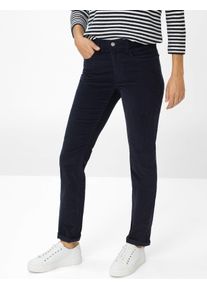 Brax Damen Cordhose Style CAROLA NAVY, dunkelblau, Gr. 38L