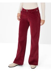 Brax Damen Cordhose Style MAINE MULBERRY, dunkelrot, Gr. 44L