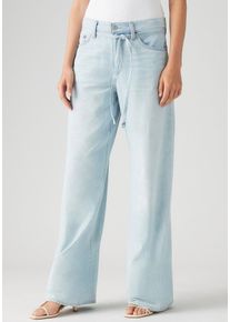 Levi's LEVI'S Damen Straight-Jeans "XL STRAIGHT"luxury trip, casual, Gr. 31, unifarben, Denim/Jeans, Obermaterial: 85% Baumwolle, 15% Leinen, Jeans, im