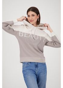 monari Kapuzenpullover »Pullover Beauty Colorblock«, Mit Rundhalsausschnitt