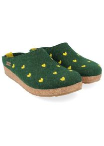 Haflinger Grizzly Cuoricini Hüttenschuhe Women (Gr 40 |grün)