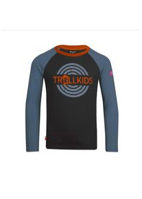 Longsleeve Trollkids Preikestolen Longsleeve Kinder (Gr 98 |schwarz)
