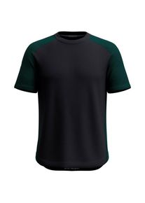 Smartwool Active Mesh Short Sleeve Tee Merinoshirt Herren Wandern (Gr L |schwarz)