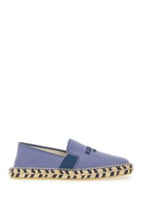 Kenzo Loafer - Distressed Grey Cotton T-Shirt - Gr. 42 (EU) - in Blau - für Damen