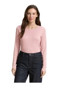 Tom Tailor Langarmshirt, mit Rundhalsausschnitt und Stretch