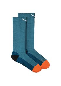 Salewa MTN TRN All Mountain Crew Sock Wandersocken Herren Wandern (Gr 42-44 |türkis/blau)