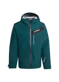 adidas terrex Terrex Techrock 3 Layer GORE-TEX Performance Regenjacke Herren (Gr XL |blau |wasserdicht)