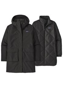 Doppeljacke Patagonia Pine Bank 3-In-1 Parka Damen (Gr XS |schwarz |wasserdicht)
