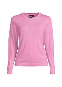 LANDS' END Merino-Pullover, Damen,  Pink, Wolle, by Lands' End