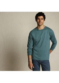 LANDS' END Super-T Langarm-Shirt, Classic Fit, Herren,  Gr&uuml;n, Baumwolle, by Lands' End