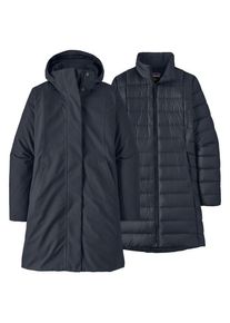 Patagonia Tres 3-In-1 Parka Mantel Damen Wandern (Gr S |blau |wasserdicht)