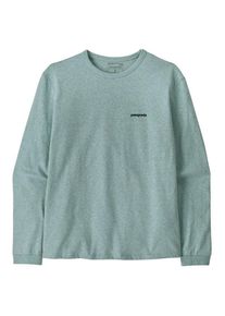 Patagonia L/S P-6 Logo Responsibili-Tee Longsleeve Damen Alltag (Gr M |türkis)