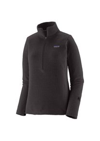 Patagonia R1 Air Zip Neck Fleecepullover Damen (Gr XXL |grau/schwarz)