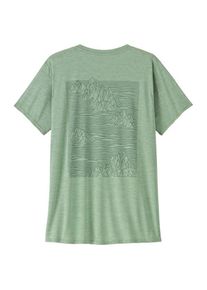 Patagonia Cap Cool Daily Graphic Shirt Funktionsshirt Damen Reisen (Gr XL |gr&uuml;n/t&uuml;rkis)