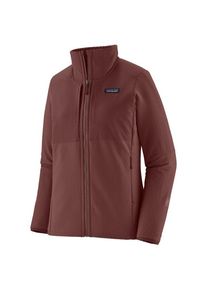 Patagonia R2 Crossstrata Jacket Softshelljacke Women (Gr M |braun/rot)
