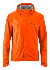 Gonso Herren Fahrradjacke "Save Light", orange, Gr. M, 100% Polyester, Jacken, Herren Regenjacke wind- und wasserdicht, Radjacke mit Kapuze