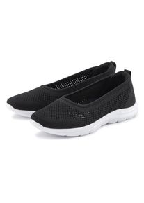 Lascana Sneaker Ballerinas schwarz Gr. 36 für Damen